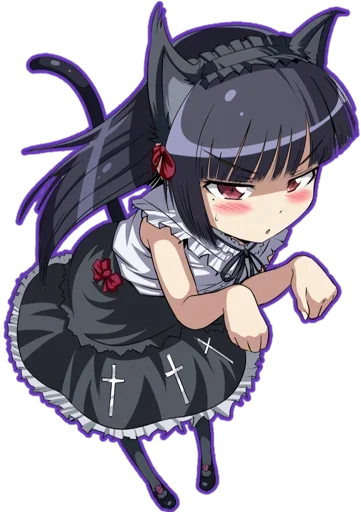 🐈 Стикер «Ruri Gokou» для Telegram