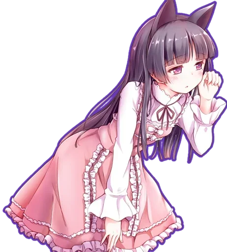 🐈 Стикер «Ruri Gokou» для Telegram
