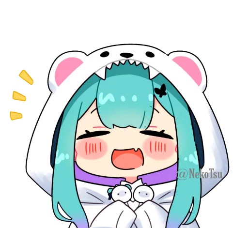 😄 Стикер «Rushia Uruha» для Telegram