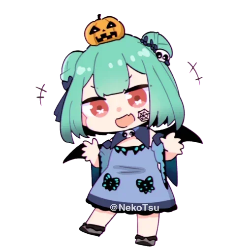 🎃 Стикер «Rushia Uruha» для Telegram