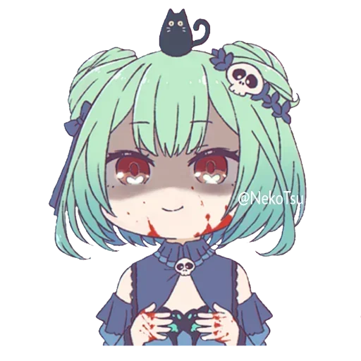 🩸 Стикер «Rushia Uruha» для Telegram