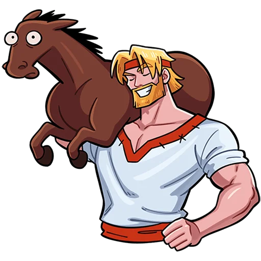 🐎 Стикер «Руслан Без Текста» для Telegram