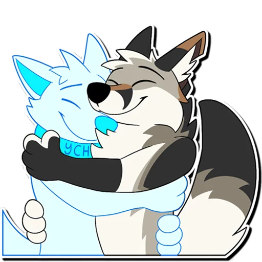 👐 Стикер «Russ & Ruckus» для Telegram