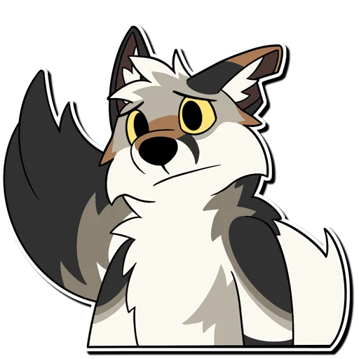 😕 Стикер «Russ & Ruckus» для Telegram