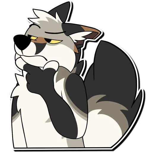 🤔 Стикер «Russ & Ruckus» для Telegram