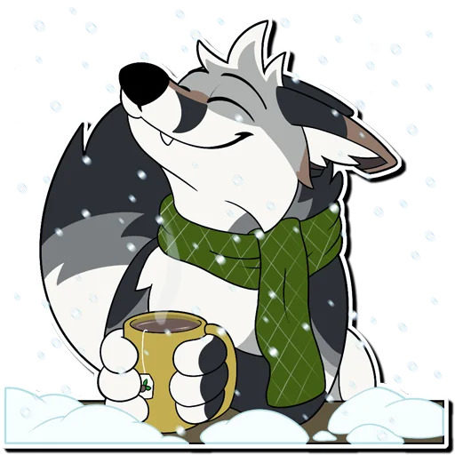 ❄️ Стикер «Russ & Ruckus» для Telegram
