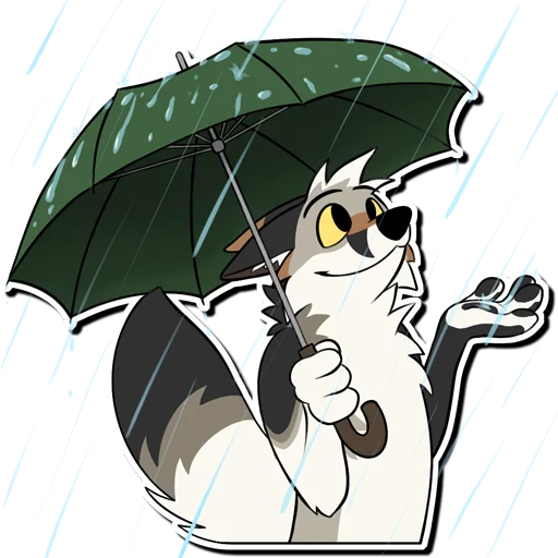 🌧 Стикер «Russ & Ruckus» для Telegram