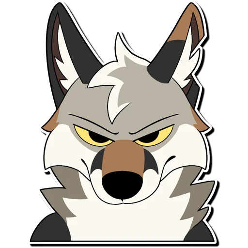 😡 Стикер «Russ & Ruckus» для Telegram