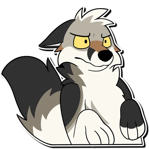 😬 Стикер «Russ & Ruckus» для Telegram