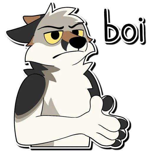 😠 Стикер «Russ & Ruckus» для Telegram