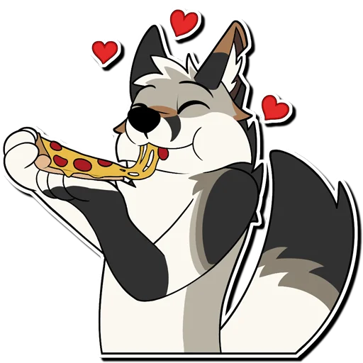 🍕 Стикер «Russ & Ruckus» для Telegram