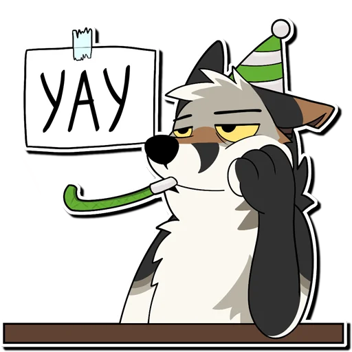 🎉 Стикер «Russ & Ruckus» для Telegram