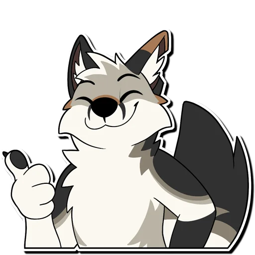 👍 Стикер «Russ & Ruckus» для Telegram