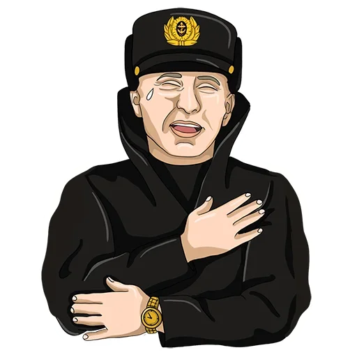 😂 Стикер «Владимир Путин» для Telegram