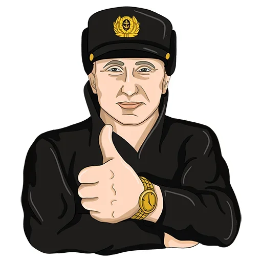 👍 Стикер «Владимир Путин» для Telegram