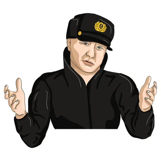 🤦‍♂️ Стикер «Владимир Путин» для Telegram