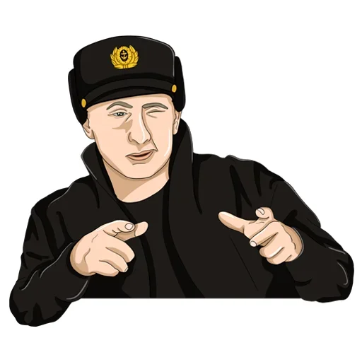 😉 Стикер «Владимир Путин» для Telegram