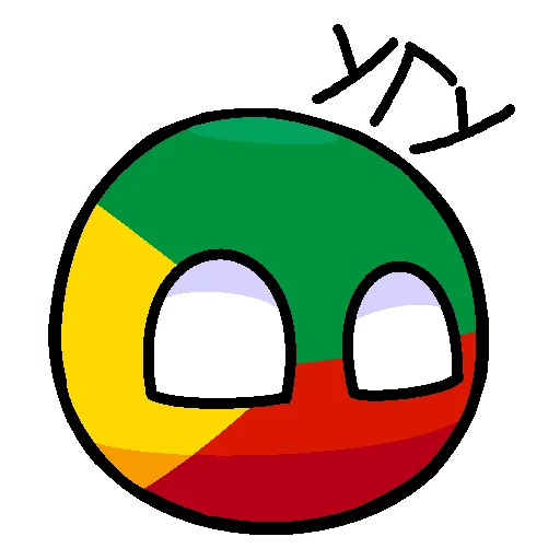 ✅ Стикер «Россия в Countryballs» для Telegram