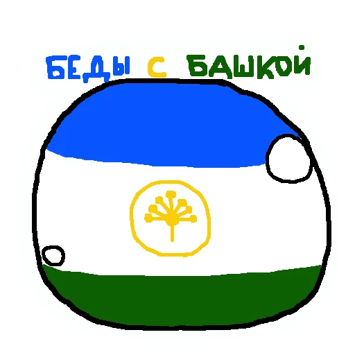 🤪 Стикер «Россия в Countryballs» для Telegram
