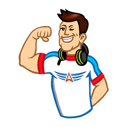 💪 Стикер «Russian eSports» для Telegram
