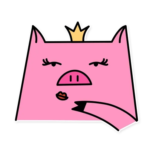 😚 Стикер «Russian Pig» для Telegram