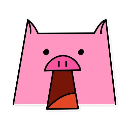 😙 Стикер «Russian Pig» для Telegram