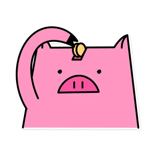 🤪 Стикер «Russian Pig» для Telegram