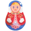 🪆 Эмодзи «Славянский алый шрифт» для Telegram
