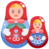 🪆 Эмодзи «Славянский алый шрифт» для Telegram