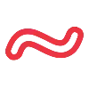 〰️ Эмодзи «Славянский алый шрифт» для Telegram