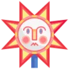☀️ Эмодзи «Славянский алый шрифт» для Telegram