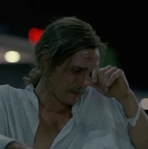 🔍 Стикер «Раст Коул Rustin Cohle» для Telegram