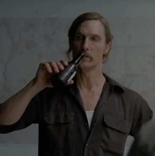 🔍 Стикер «Раст Коул Rustin Cohle» для Telegram