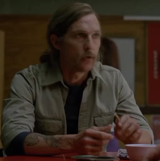 🔍 Стикер «Раст Коул Rustin Cohle» для Telegram