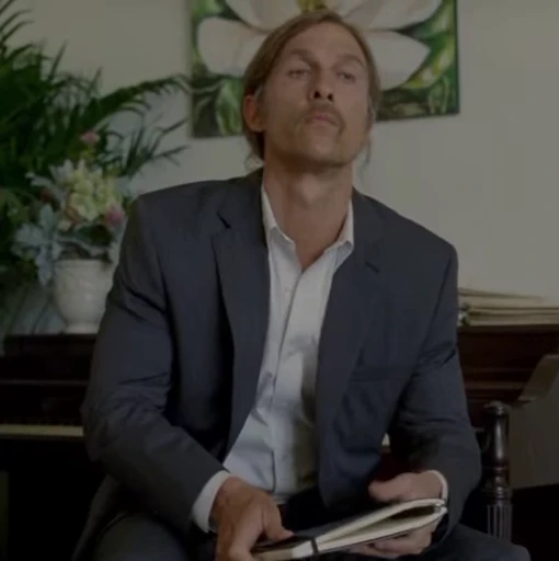 🔍 Стикер «Раст Коул Rustin Cohle» для Telegram