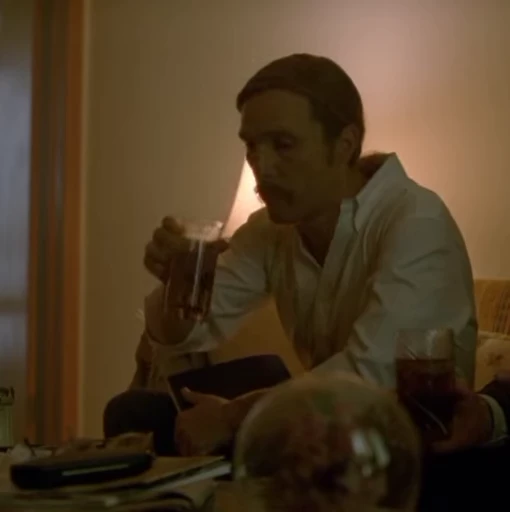 🔍 Стикер «Раст Коул Rustin Cohle» для Telegram