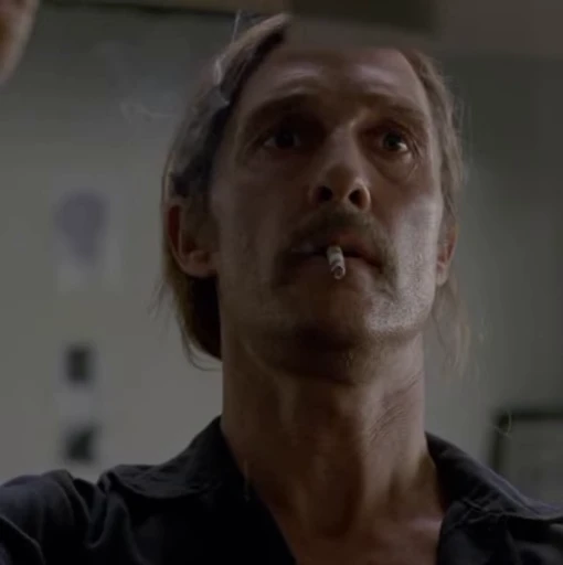 🔍 Стикер «Раст Коул Rustin Cohle» для Telegram
