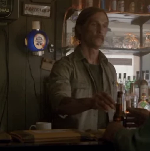🔍 Стикер «Раст Коул Rustin Cohle» для Telegram