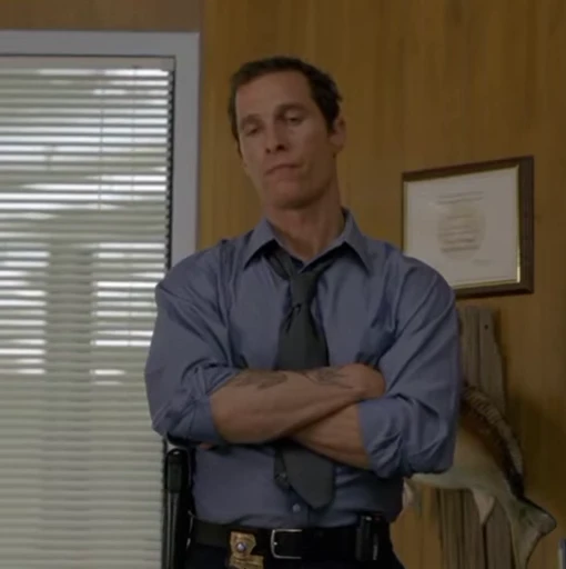 🔍 Стикер «Раст Коул Rustin Cohle» для Telegram