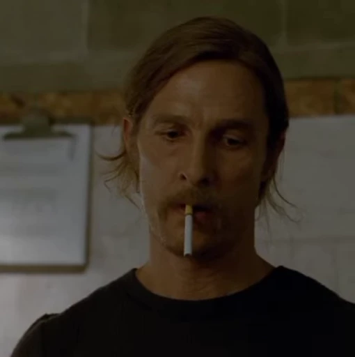 🔍 Стикер «Раст Коул Rustin Cohle» для Telegram