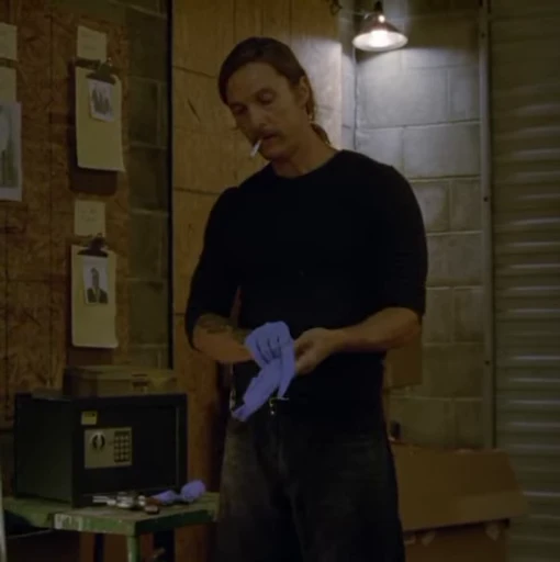 🔍 Стикер «Раст Коул Rustin Cohle» для Telegram