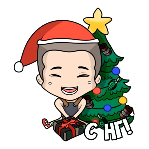 🎄 Стикер «Ruster» для Telegram