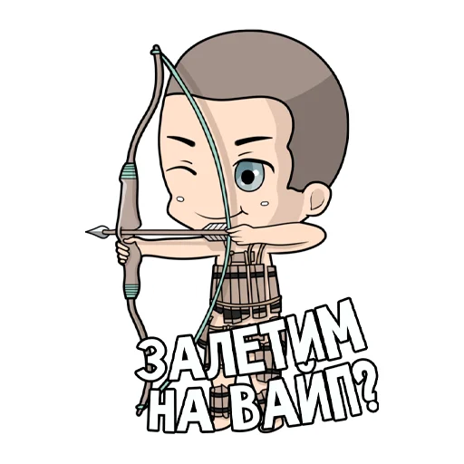 🏹 Стикер «Ruster» для Telegram