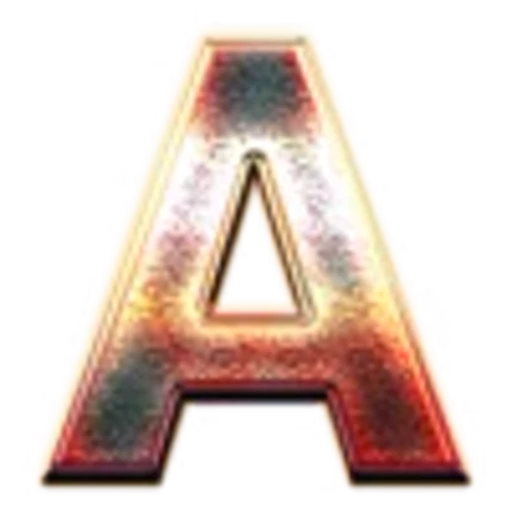 Стикерпак Rust Metal Font для Telegram