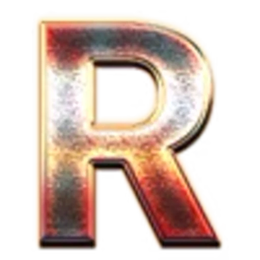 🔠 Эмодзи «Rust Metal Font» для Telegram