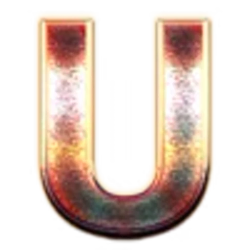 🔠 Эмодзи «Rust Metal Font» для Telegram