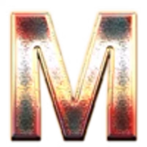 🔠 Эмодзи «Rust Metal Font» для Telegram