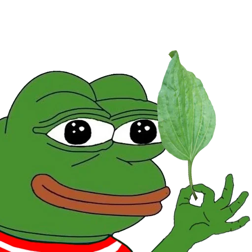 🌱 Стикер «Red-White Pepe» для Telegram