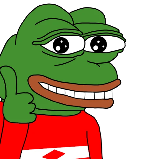 Стикерпак Red-White Pepe для Telegram