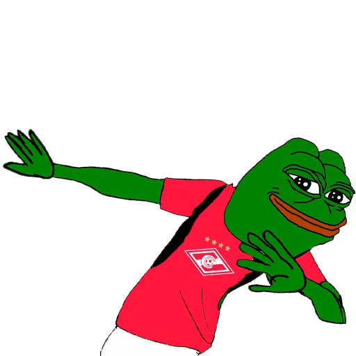 🤙 Стикер «Red-White Pepe» для Telegram